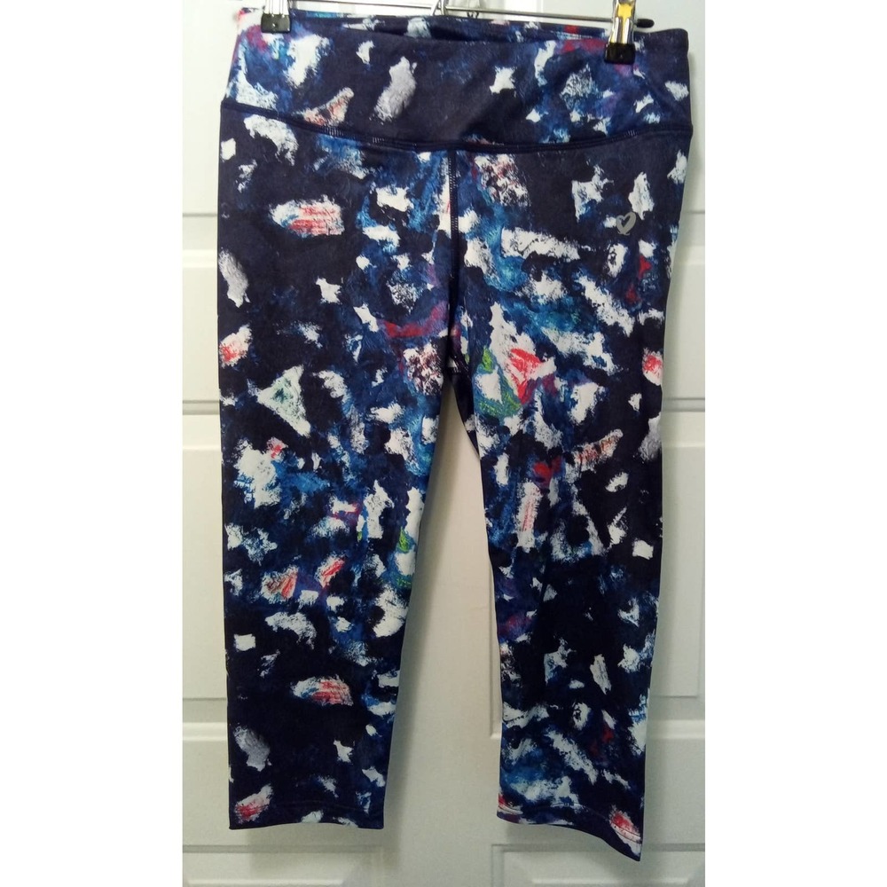 Sho Active 3/4 Women’s Leggings Size Med Multiple Color Pattern